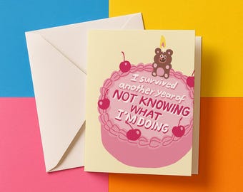 Lustig Geburtstagskarte: Snarky Erwachsener Humor (Digitaler Download, 12,7 x 18,5 cm PDF/JPG Dateien)