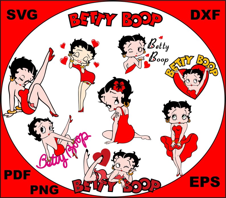 1527+ African American Betty Boop Svg – Free SVG Cut Files