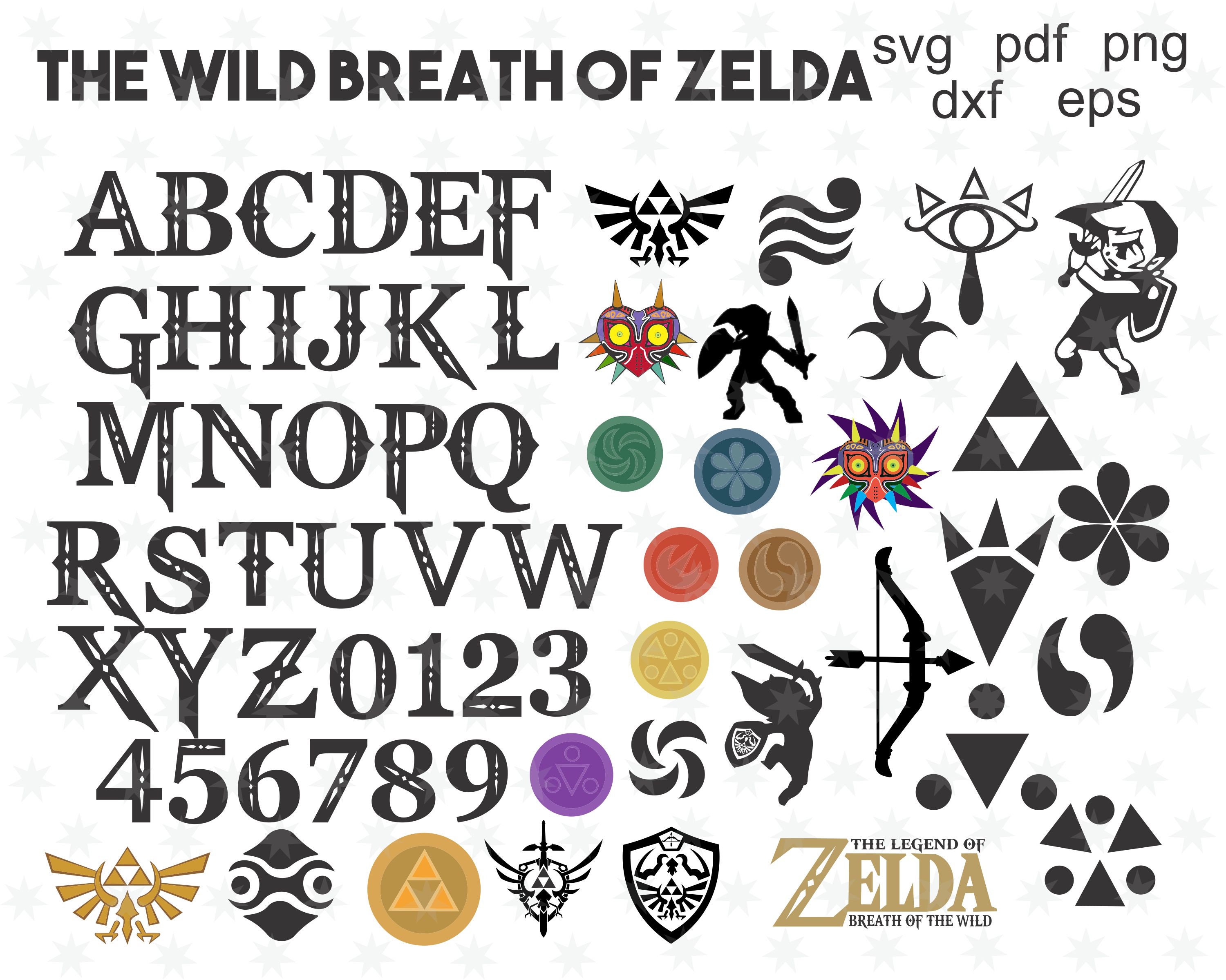 the legend of Zelda logo botw font the legend of Zelda logo botw font