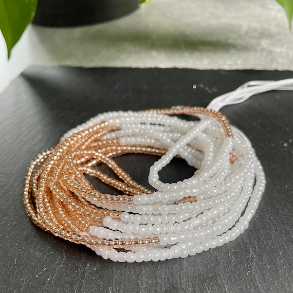 Rose gold waist beads sale