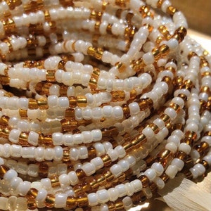 Waist Bead II Creme Dunkelgold Bild 3