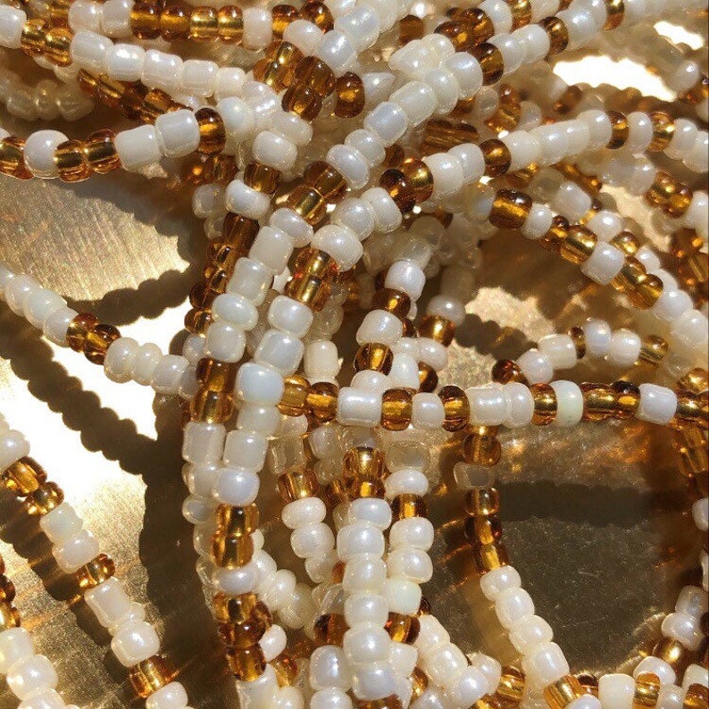 Waist Bead II Cream Dark Gold image 4