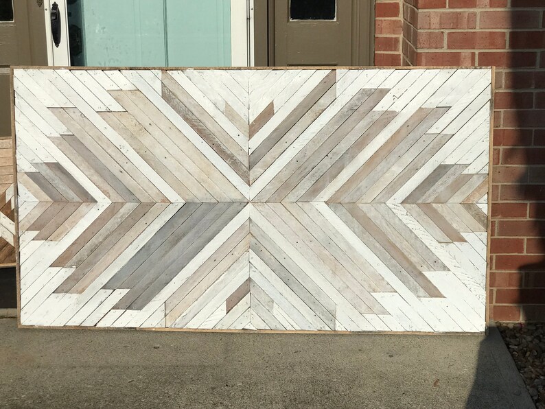 Whitewash Wood Wall Art Etsy