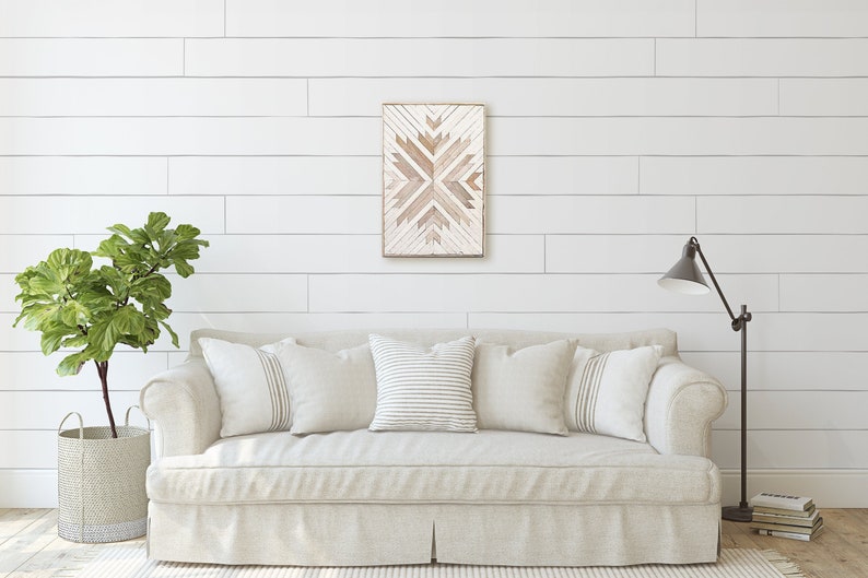 Whitewash Wood Wall Art Etsy