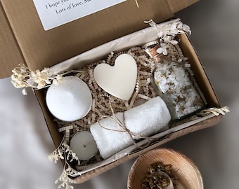 Zero Waste Skincare Gift Set: Natural Soap, Bath Bomb, Salts