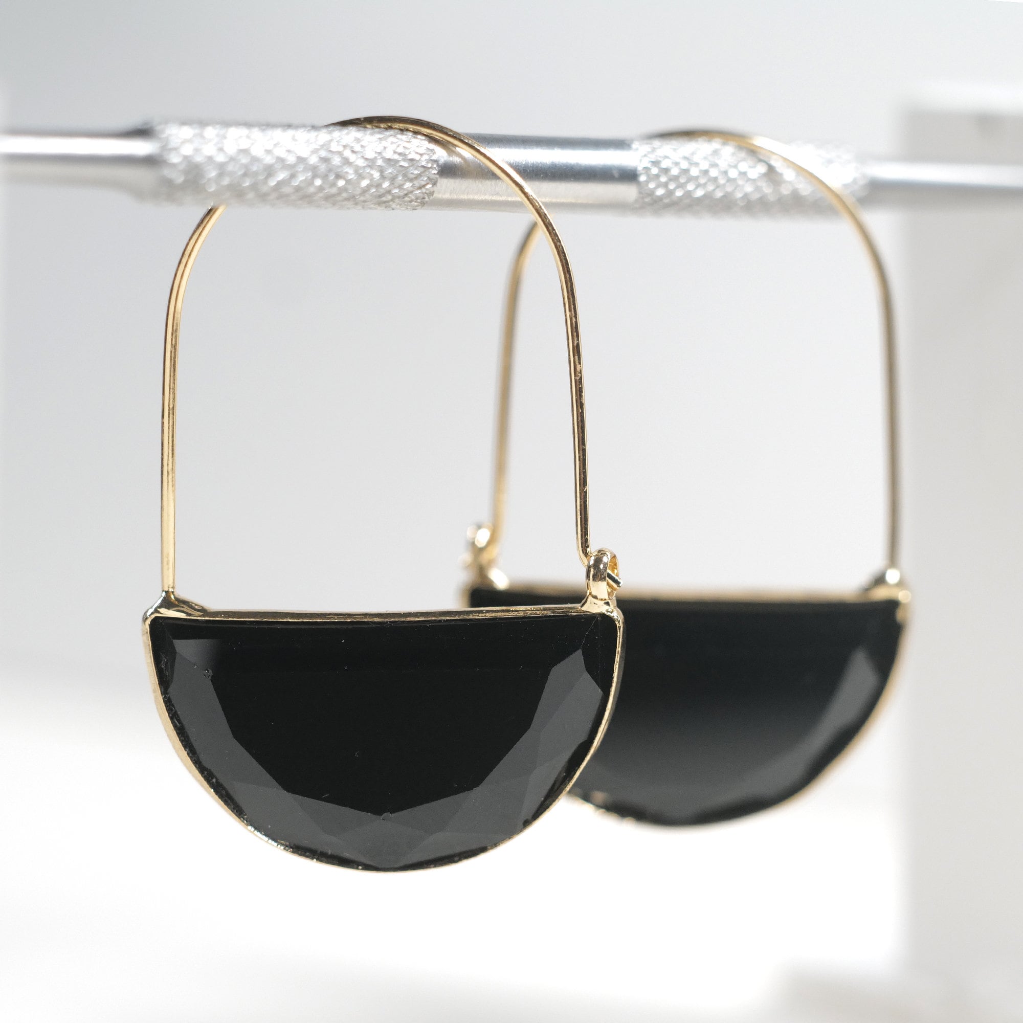 Anthropologie crescent hoop earrings best sale