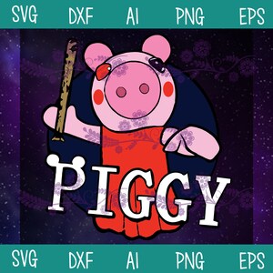 Piggy With Panda And Foxy Piggy Svg Piggy Roblox Svg Piggy Etsy - piggy pants roblox