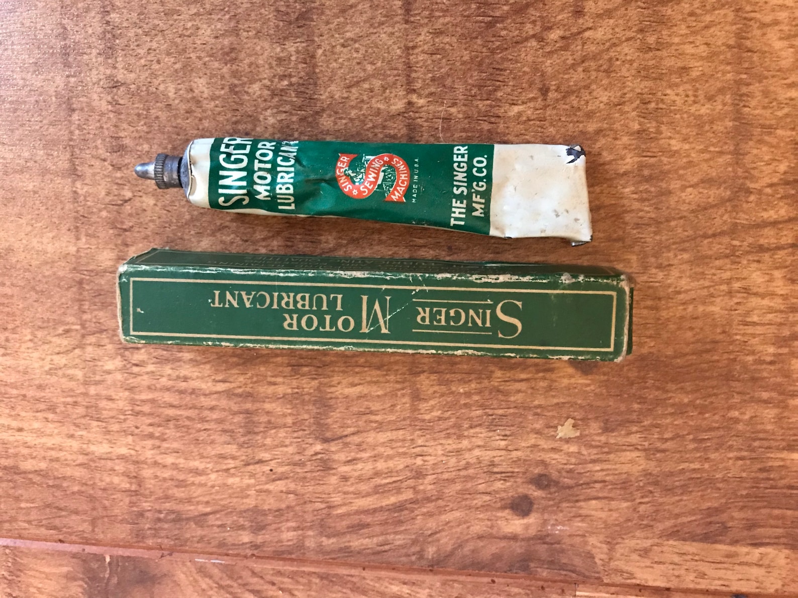 Vintage Singer Sewing Machine Oil Lubricant Tube and Original Box Etsy