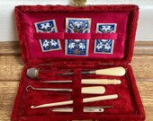 Vintage Travelling Sewing Etui Kit c.1920 s