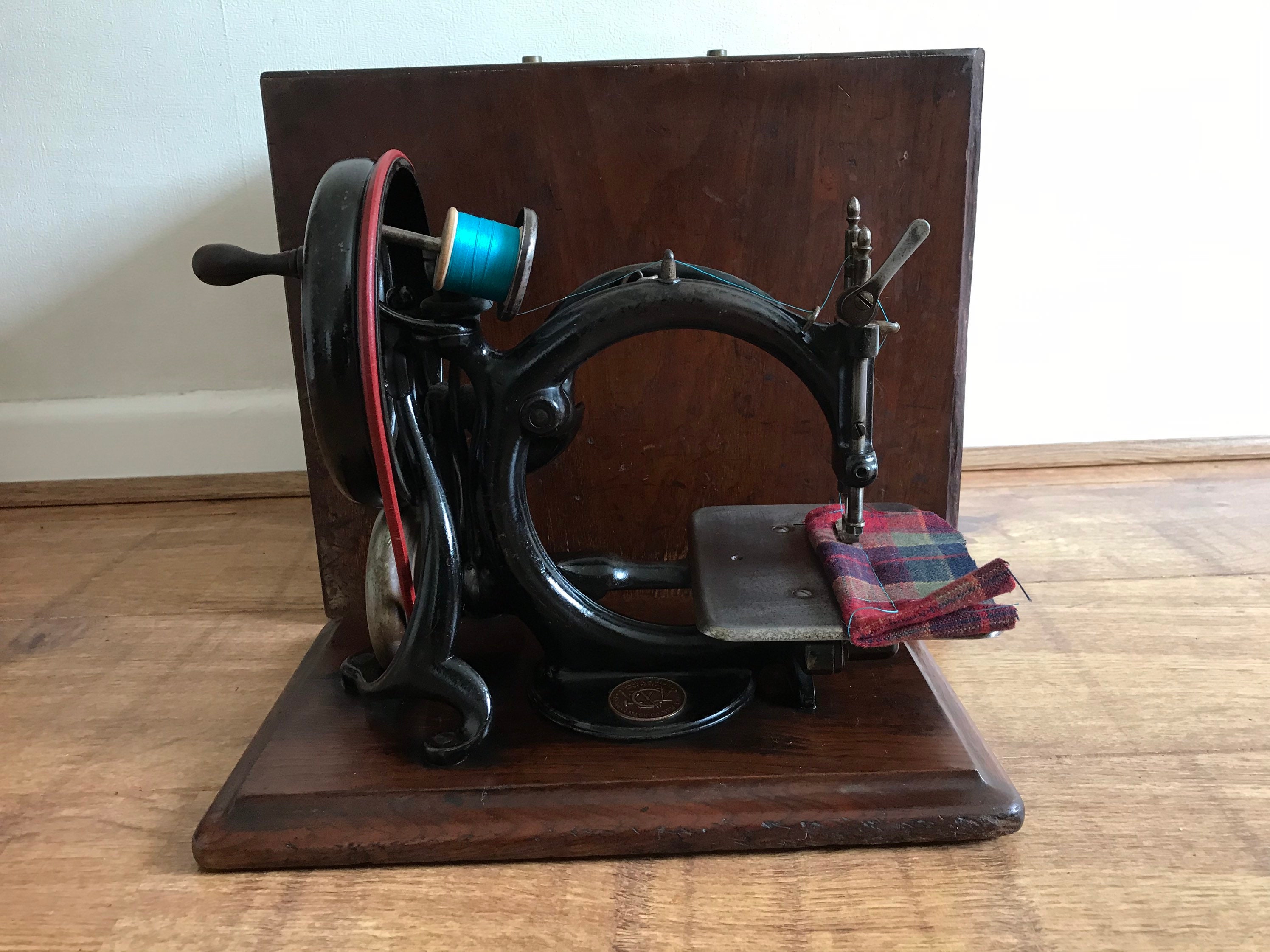 Antique Willcox & Gibbs Chain Stitch Sewing Machine With Case Etsy UK