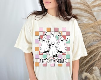 Let's go ghouls Png, Retro Halloween png, Groovy Halloween Sublimation Designs, Spooky png, Halloween Sublimation, Groovy sublimation