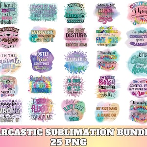 Lustiges sarkastisches Sublimationsbündel | Freche Sublimation | Lustiges sarkastisches Zitat | Sublimation PNG | Mom Life Shirt | Freches Bundle