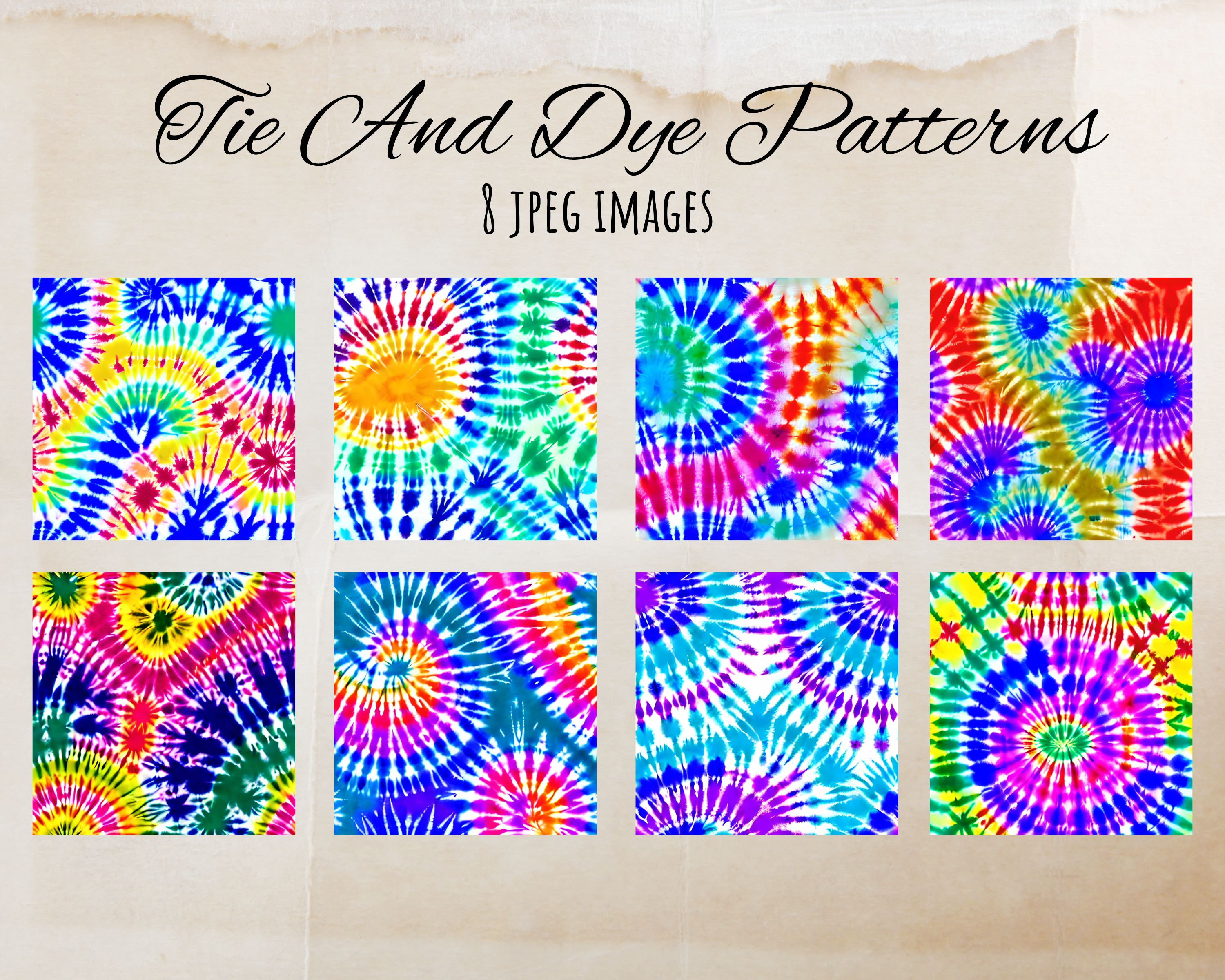 Tie and Dye Digital Pattern, Tie and Dye Background, Tie and Dye ...
