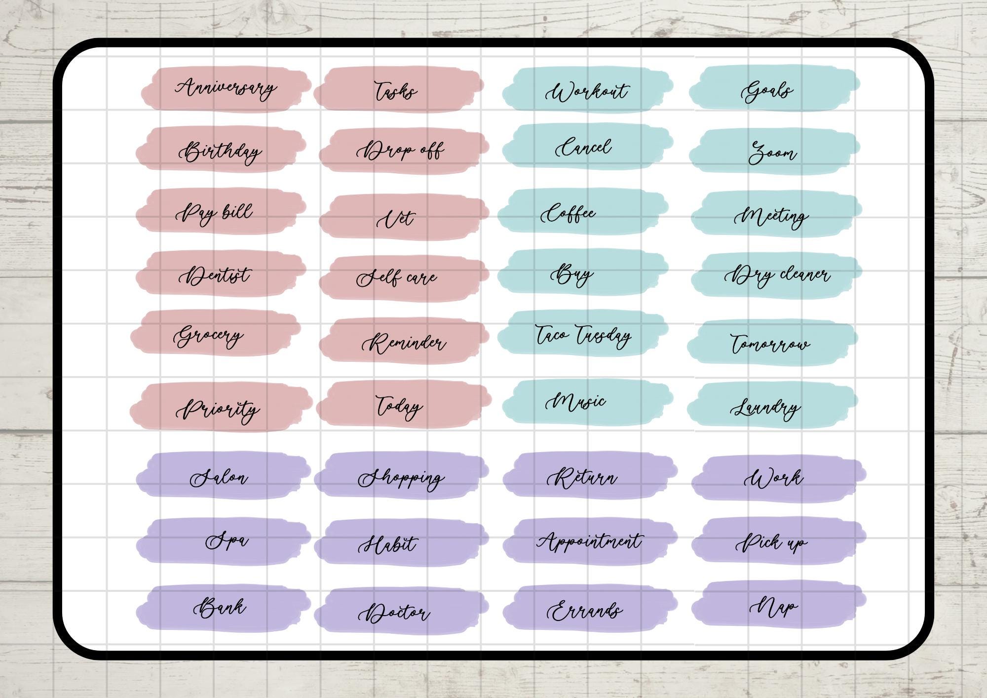 Goodnotes Stickers Aesthetic Everyday Life Digital Stickers for ...