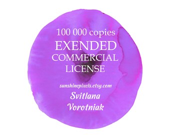 Extended commercial license for 1 product up to 100,000