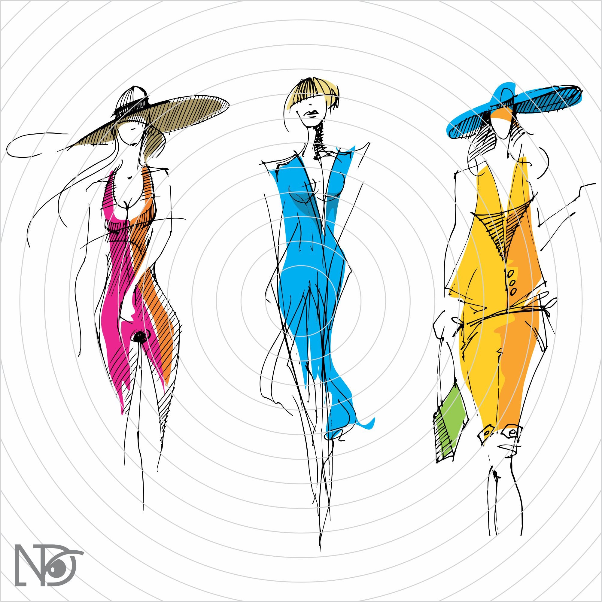 FASHION DRAWING IN VOGUE　ファッションイラスト画集 イラスト集「Fashion Drawing in Vogue」 | 古本トロニカ 通販