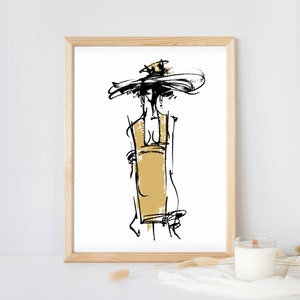 Fashion Prints, Fashion Decor, Fashion Art, Fashion wall art vintage, Fashion Illustration, Fashion Poster, Fashion Sketch, Fashion Png