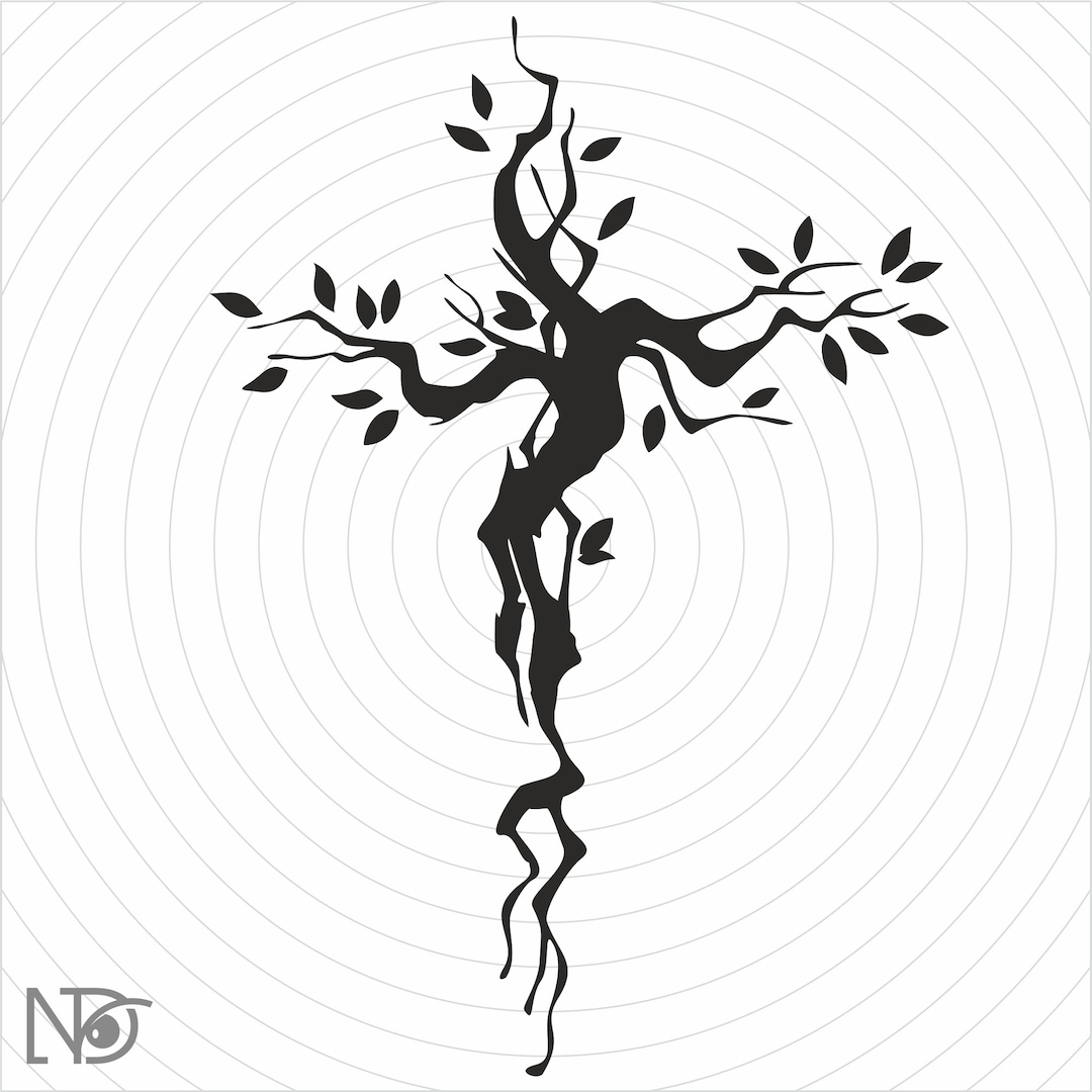 Cross Svg, Cross Old Tree, Cut Files, Silhouette Cross Svg, Faith Cross ...