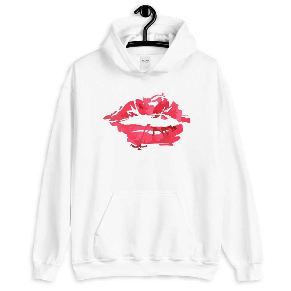 Lips Love Hoodie Unisex Hoodie Gift Custom hoodie Etsy