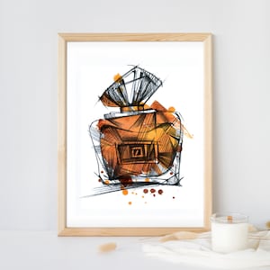 Fashion wall art, Perfumes Bottles, Fashion Prints, Fashion Poster, Fashion Illustration, Fashion Sketch, Vogue Prints, Vintage Fashion
