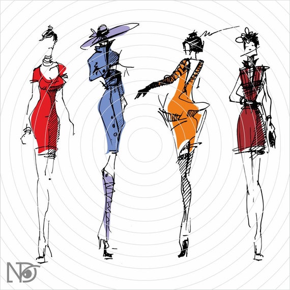 Fashion Sketches Stock Photo  Download Image Now  Fashion Sketch Drawing   Activity  iStock