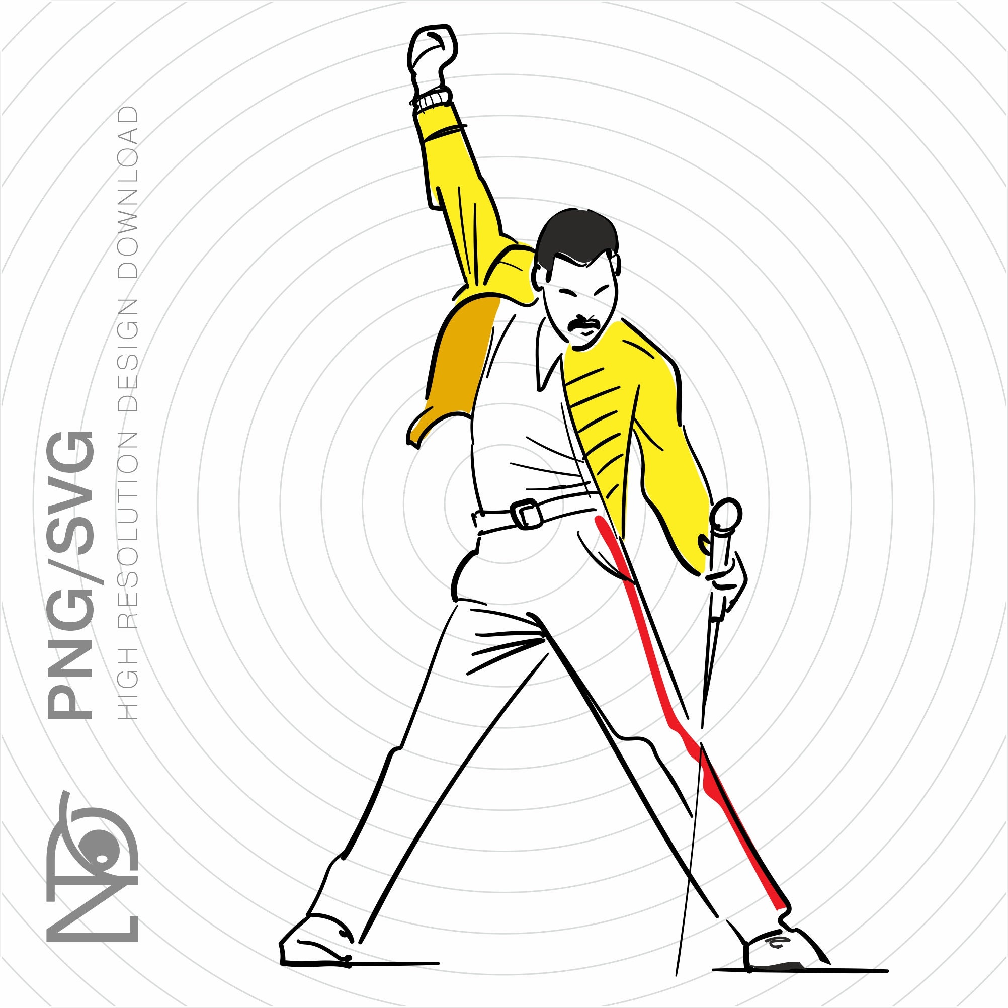 Freddie Mercury Vector