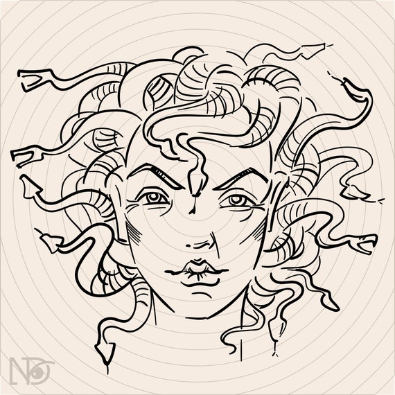 Greek Goddess Medusa Gorgon - Medusa - Pin