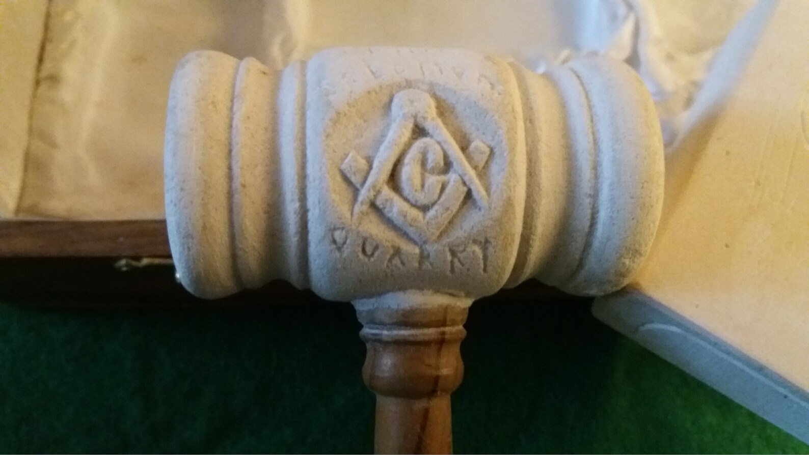 Boxed Set of Masonic Limestone Gavels from King Solomons Etsy