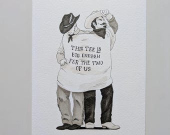 This is Our Get-Along Tee | Pen and Copic Illustration
