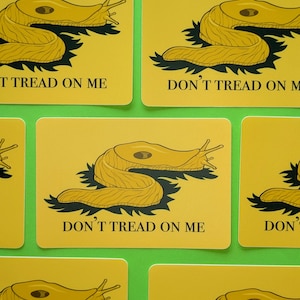 Banana Slug Sticker | Don&#39;t Tread on Me | PNW Sticker