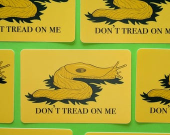 Banana Slug Sticker | Don't Tread on Me | PNW Bumper Sticker