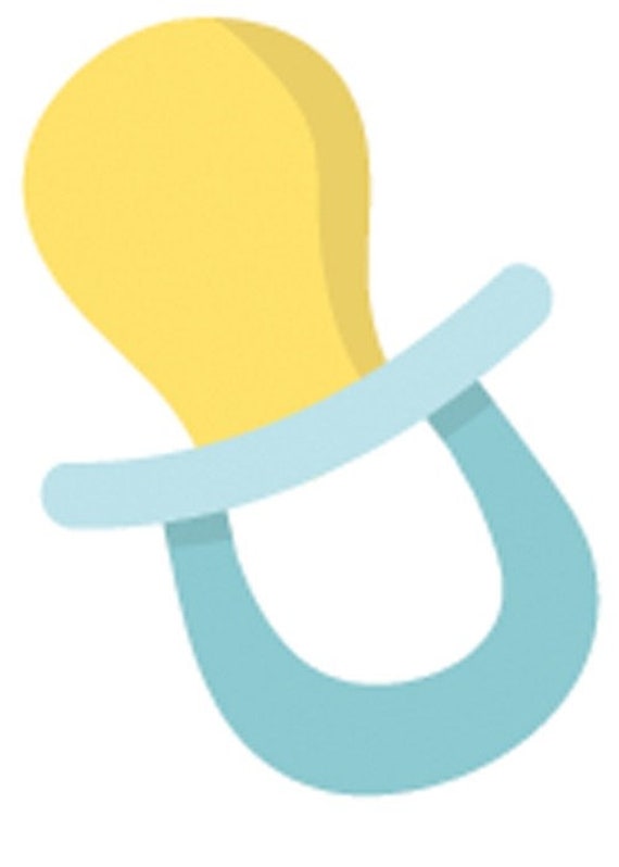 Emoji Pacifier Cut Out Yard Card Yard Sign With Metal Stake Etsy