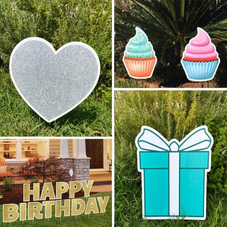 Yard Sign Rental Starter Kit Includes Yard Letters Cut out Etsy