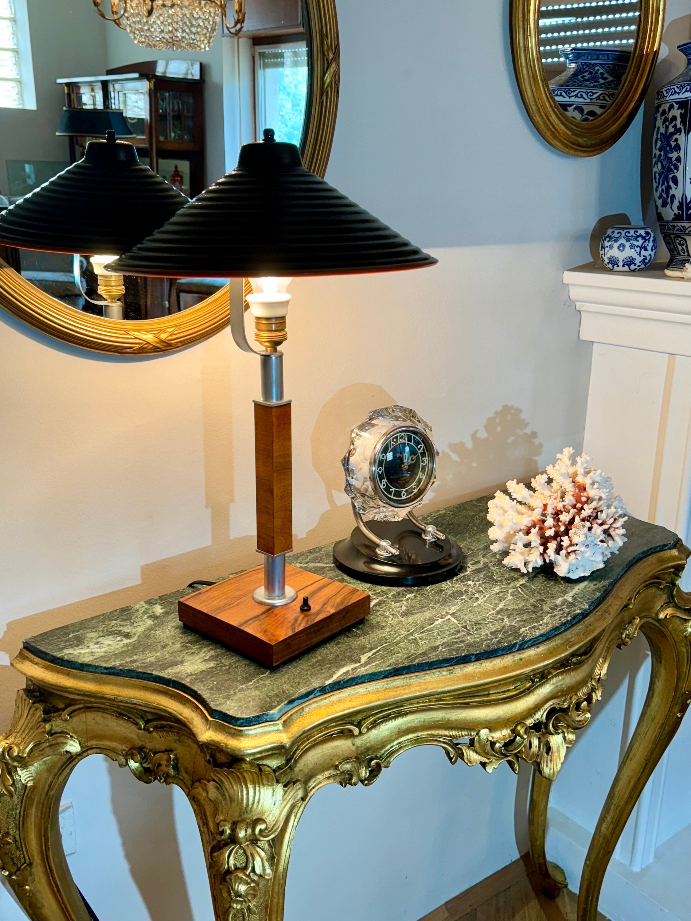 ティファニースタイルテーブルランプ電気スタンドガラスランプ