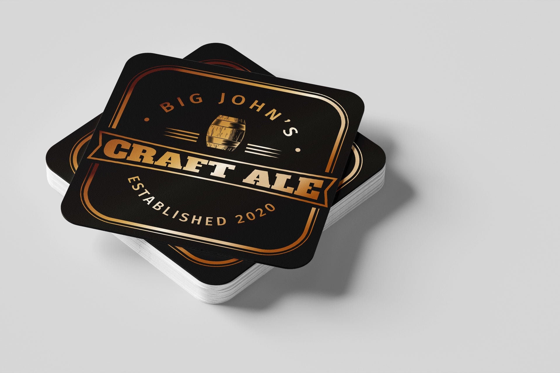 Home Bar Custom Beer Mats 94mm Round Or Square for garden Etsy