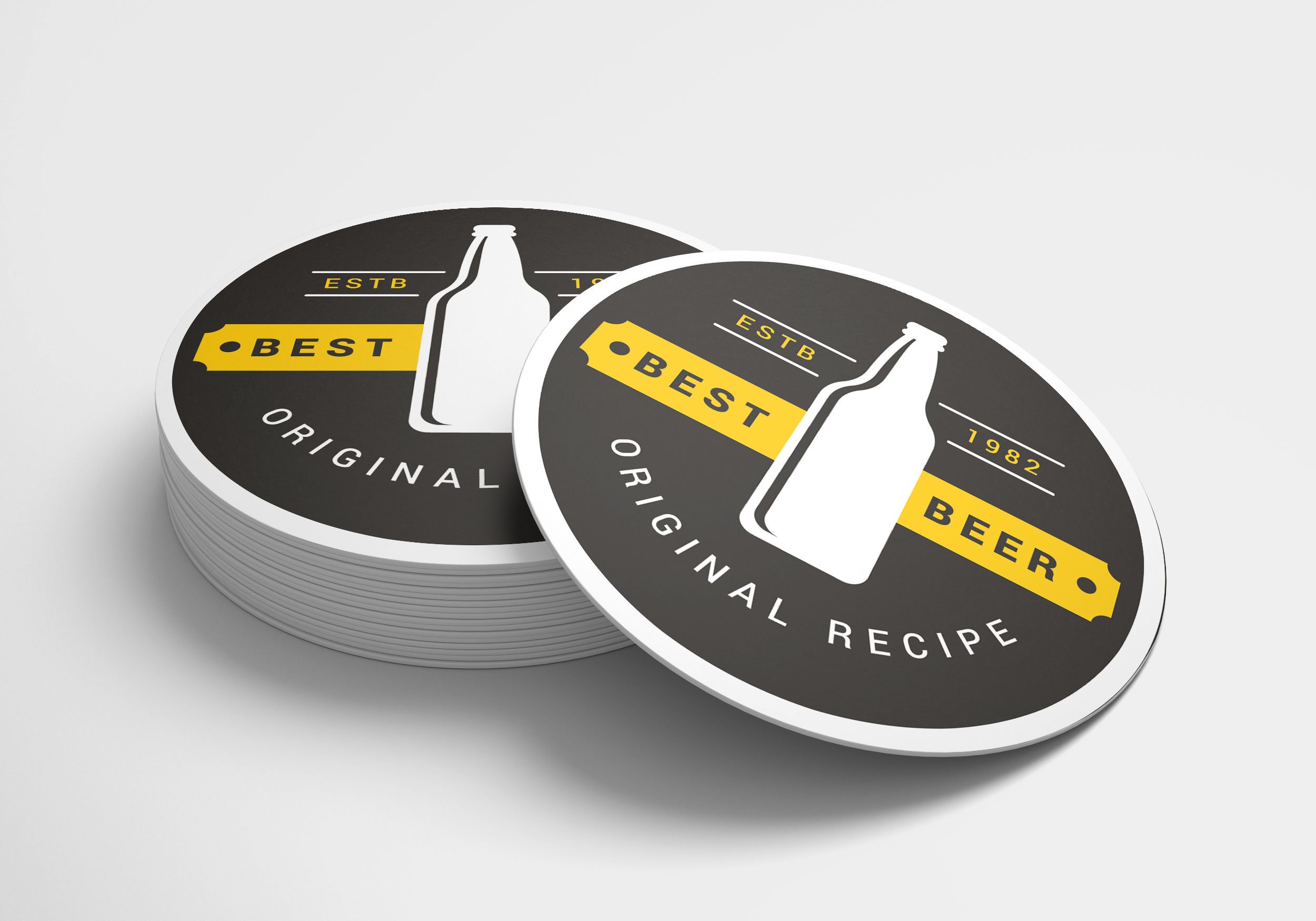 Home Bar Custom Beer Mats 94mm Round or Square for Garden Etsy UK