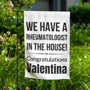 Rheumatology Rheumatologist Graduation Gifts, Funny Garden Flag Birthday Gifts For Men And Women Medical Assistant Yard Banner