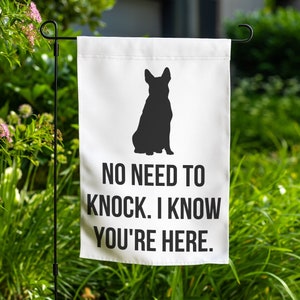 Australian Cattle Dog Garden Flag Yard Sign Art Banner Australian Cattle Dog Gift Lover Outdoor Decor Lawn Decoration Welcome Front Dog Flag
