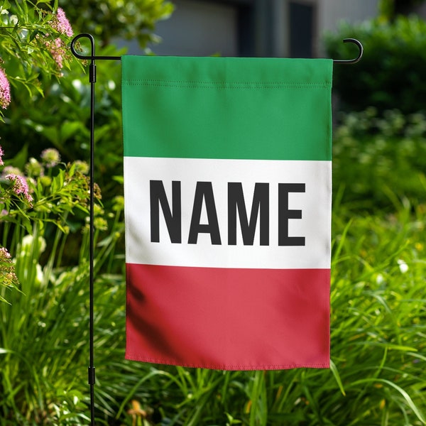 Italy Garden Flag, Italian Gifts, Italian Party Yard Decor Banner, Personalized Italian Gift For Italian Lover