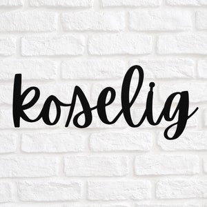 Koselig Sign Norwegian Norway Metal Sign Wall Decor home and living Scandinavian Decor Viking, Norway, Kos, cozy, gift, Nordic