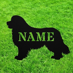 Personalized Leonberger Dog Garden Statue Stake, Custom Leo Outdoor Yard Art Decor, Memorial Remembrance Sculpture, Outdoor Statue