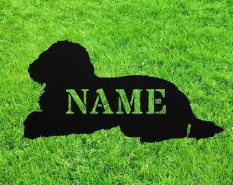 Personalized Cavapoo Yard Statue Stake, Custom Cavapoo Outdoor Garden Art Decor, Memorial Remembrance Sculpture, Outdoor Statue