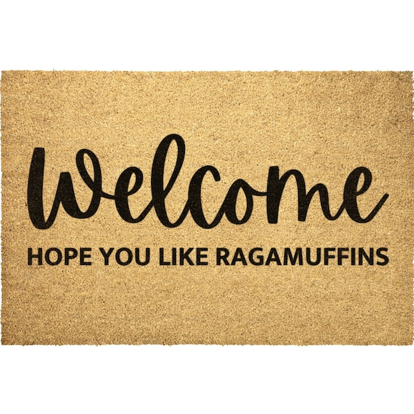 Ragamuffin Coir Doormat Outdoor Rug Hope You Like Ragamuffins Door Mat Decor Housewarming Home Christmas Summer Gift