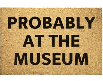 Museum Lover Gift Doormat - Egyptian Museum Gift Idea - Museum Worker - Visitor Services Associate Art Home Decor