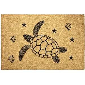 Watercolor Sea Turtles Door Mat, Indoor Outdoor Non-slip Rubber Entrance  Mats, Rugs For Bathroom/front Doormat - Temu