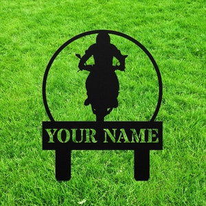 Biker Loss Stake, Biker Memorial Gift, Motorcycle Urn, Motorcycle Memorial Riding In Heaven Riding With Angels Wind Chime Stone Grave Marker