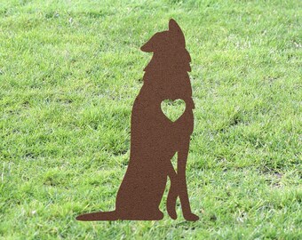 Personalized Borzoi Yard Statue Stake, Custom Borzoi Outdoor Garden Art Decor, Memorial Remembrance Sculpture, Outdoor Statue
