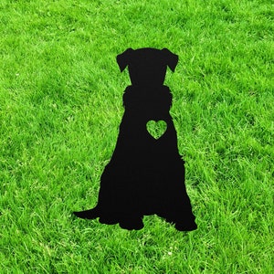 Personalized Airedale Terrier Garden Statue Stake, Custom Airedale Terrier Outdoor Yard Art Decor, Memorial Remembrance Sculpture, Outdoor S