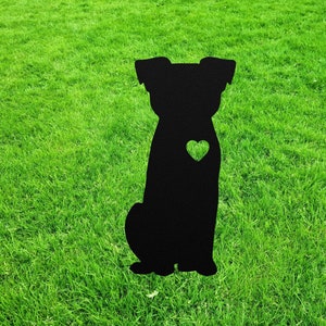 Personalized Petit Brabancon Yard Statue Stake Custom Petit Brabancon Dog Outdoor Garden Art Decor Memorial Remembrance Sculpture Silhouette