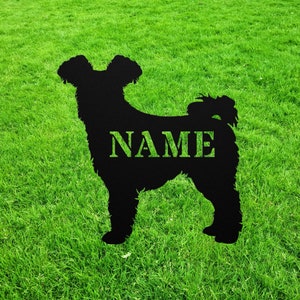 Personalized Pumi Yard Statue Stake, Custom Pumi Dog Outdoor Garden Art Decor, Memorial Remembrance Figurine Figure Sculpture Silhouette